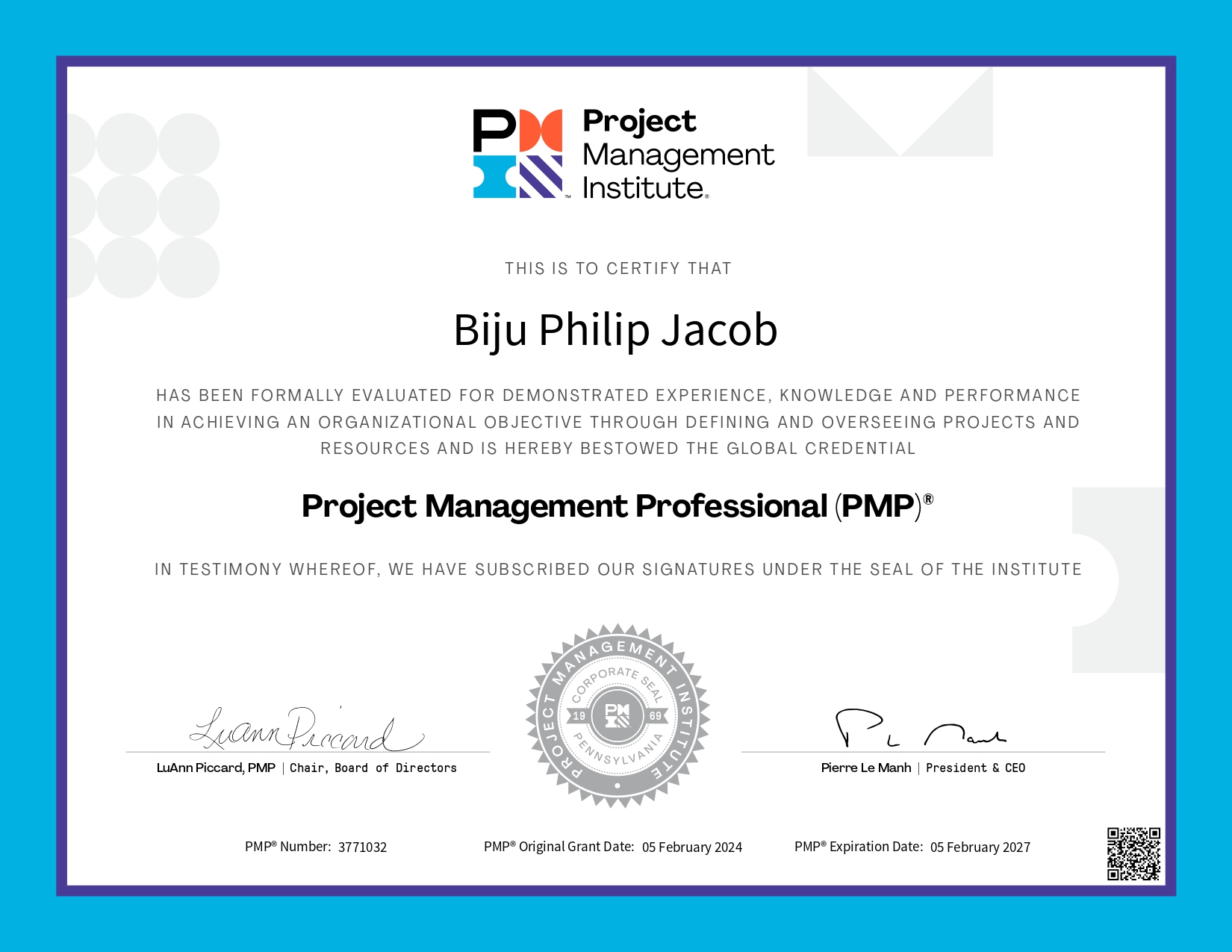 Project Management Professional (PMP)