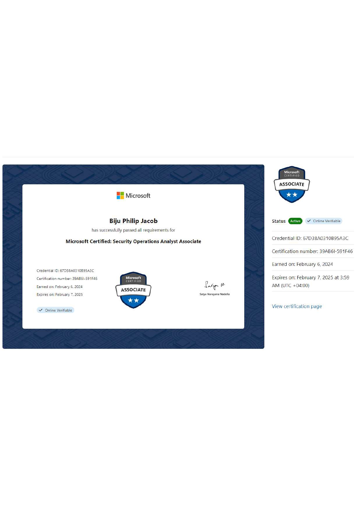 Microsoft Certified Cybersecurity Operations Analyst